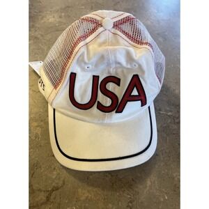 Vintage 2004 USA Olympic Team Official Roots Logo Hat Adjustable